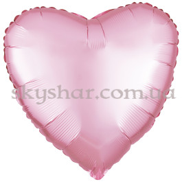 Опция Фольгована кулька "Серце рожеве матове" 46 см – фото 14