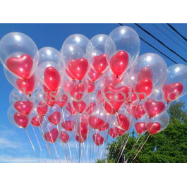 Опция Шар-сердце в шаре 14” (35 см)  – фото 11