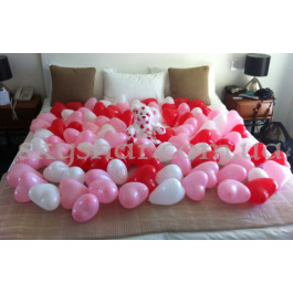 Опция Повітряні серця на підлогу 12” (30 см) Білі, Рожеві, Червоні – фото 24