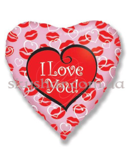 Опция Фольгована кулька "Поцілунки" – фото 1