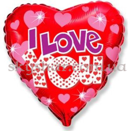 Опция Фольгированный шар "Сердца яркие" – фото 6