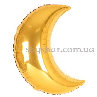 Фольгована кулька "Півмісяць золотий" – фото 1