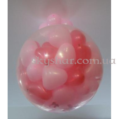 Кулька-сюрприз на 30 сердечок – фото 1 Кулька-сюрприз на 30 сердечок – фото 1