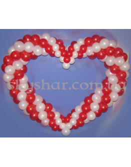 Опция Серце з кульок дизайнерське – фото 1