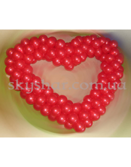 Опция Серце з кульок однотонне – фото 1