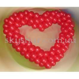 Опция Серце з кульок однотонне – фото 4