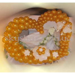 Опция Сердце из шаров c украшением 2 – фото 15