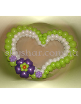 Опция Сердце из шаров c украшением 3 – фото 1 Опция Сердце из шаров c украшением 3 – фото 1