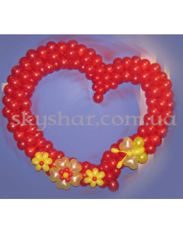 Опция Сердце из шаров c украшением 4 – фото 1 Опция Сердце из шаров c украшением 4 – фото 1