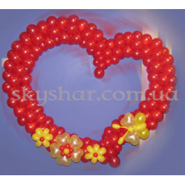 Опция Серце з кульок з прикрасою 4 – фото 10