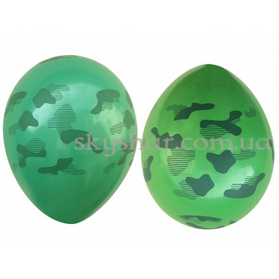 Гелієві кульки "Камуфляж Україна" 30 см – фото 1