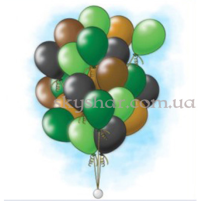 Облако шаров "Защитник" 30 шт. – фото 1 Облако шаров "Защитник" 30 шт. – фото 1