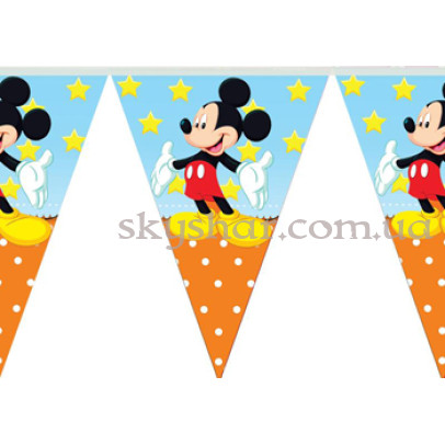 Гірлянди паперові "Міккі Маус" – фото 1