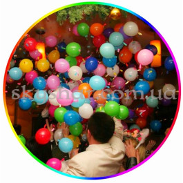 Шар-сюрприз на 40 шаров (золото) – фото 9