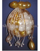 Шар-сюрприз на 40 шаров (золото) – фото 2