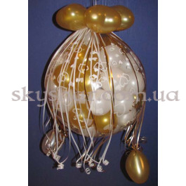 Опция Шар-сюрприз на 40 шаров (золото) – фото 8 Опция Шар-сюрприз на 40 шаров (золото) – фото 8