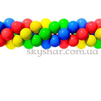 Гирлянда из шаров витая  (1 пог.м) – фото 1