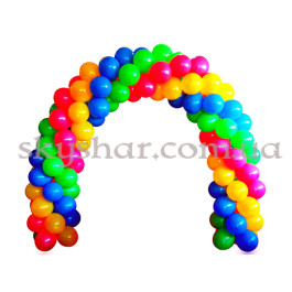 Опция Гирлянда из шаров "Радуга витая" (1 пог.м) – фото 1 Опция Гирлянда из шаров "Радуга витая" (1 пог.м) – фото 1