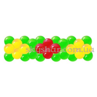 Гирлянда из шаров "Ромб"  (1 пог.м) – фото 1