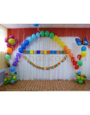 Гелиевая цепочка из шаров (1 пог.м) – фото 3