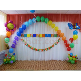 Гелієвий ланцюжок із кульок (1 пог.м) – фото 13