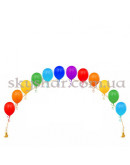 Гелиевая цепочка из шаров (1 пог.м) – фото 2