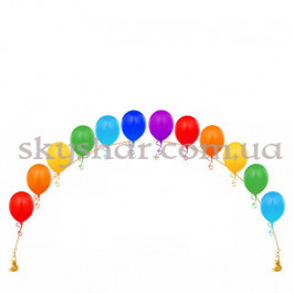 Опция Гелиевая цепочка из шаров (1 пог.м) – фото 25 Опция Гелиевая цепочка из шаров (1 пог.м) – фото 25