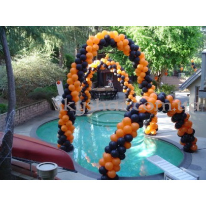 Гірлянда з кульок на Хелловін 1 пог. м – фото 1