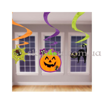 Спираль Тыква, кот и паук – фото 1 Спираль Тыква, кот и паук – фото 1