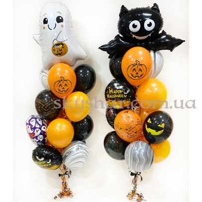 Композиция из шаров "Веселый Хэллоуин" – фото 1
