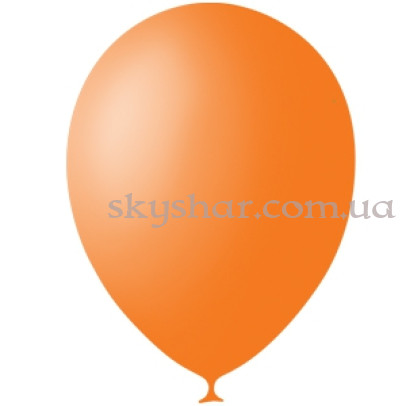 Повітряна ненадута кулька помаранчева 12" – фото 1