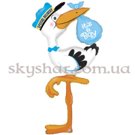 Опция Фольгована кулька "Лелека блакитний" – фото 15