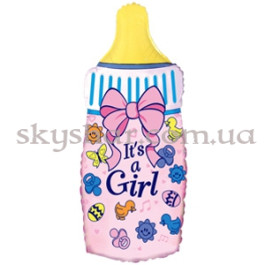 Опция Фольгированный шар бутылочка "Это девочка" – фото 7