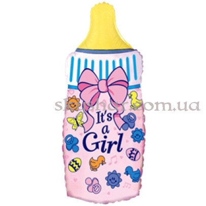 Фольгированный шар бутылочка "Это девочка" – фото 1
