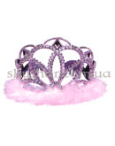 Тіара з пір'ям рожева – фото 2