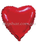 Фольгована кулька "Велике серце червоне 80 см" – фото 2