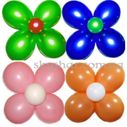 Ромашка з 5 кульок – фото 1