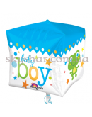 Фольгована кулька куб "Baby Boy" – фото 2