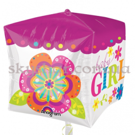 Опция Фольгована кулька куб  "Baby Girl" – фото 1