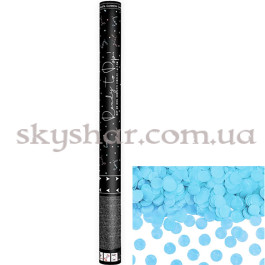 Опция Хлопавка гендерна "Хлопчик чи Дівчинка" 60 см з блакитним конфеті – фото 16