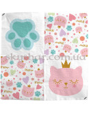 Серветки "Кішечка-принцеса" 33 см 20 шт. – фото 3