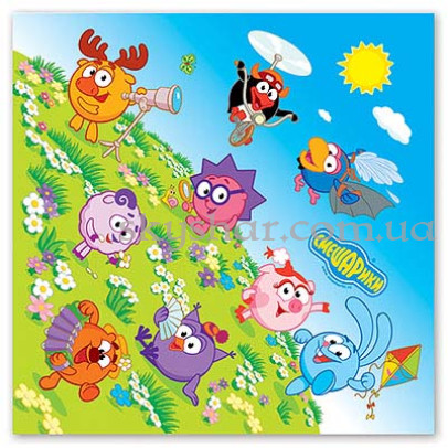 Серветки "Смішарики" 16 шт. – фото 1