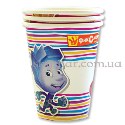 Стакани "Фіксики" 8 шт. – фото 1