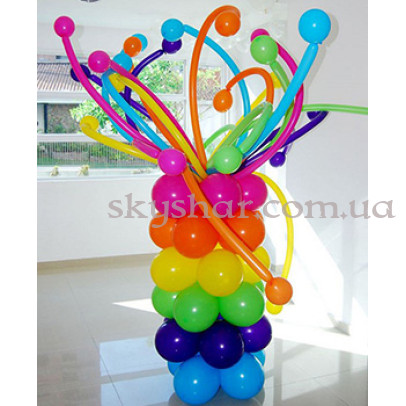 Фігура з кульок "Колона Райдуга" – фото 1