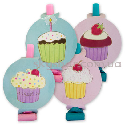 Язык-гудок "С ДР Сладости" 8 шт. – фото 1