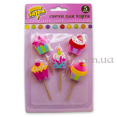 Свічки для торта "С ДР Солодке Свято" – фото 1
