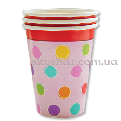 Стакани "С ДР Солодке Свято" 8 шт. – фото 1