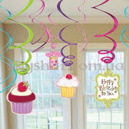 Опция Спіраль "С ДР Солодке Свято" 12 шт. – фото 10