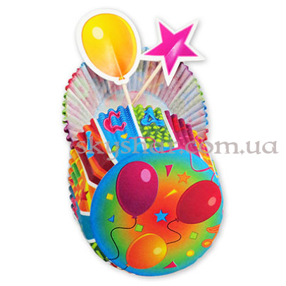 Тарталетка "C ДР Мозаика " – фото 1