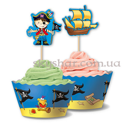 Украшение для кекса "Маленький Пират" – фото 1 Украшение для кекса "Маленький Пират" – фото 1